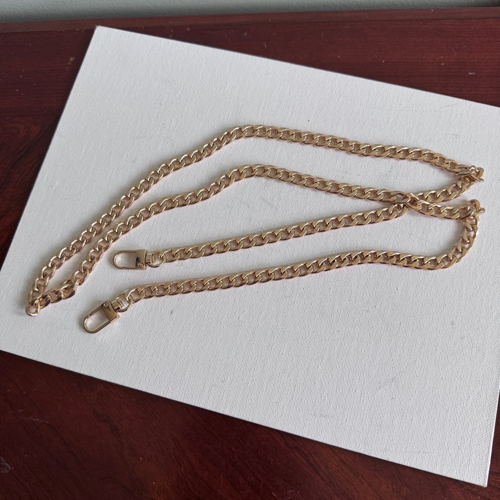 Gold Chain Bag Strap - Picture 2 of 3